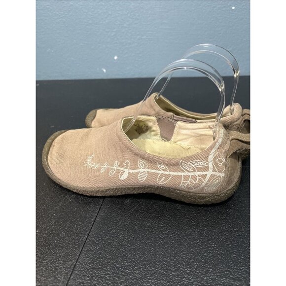 Keen Shoes Womens 7 Brown Willow Slip On Canvas Loafer Outdoor Casual Flat - Picture 4 of 8